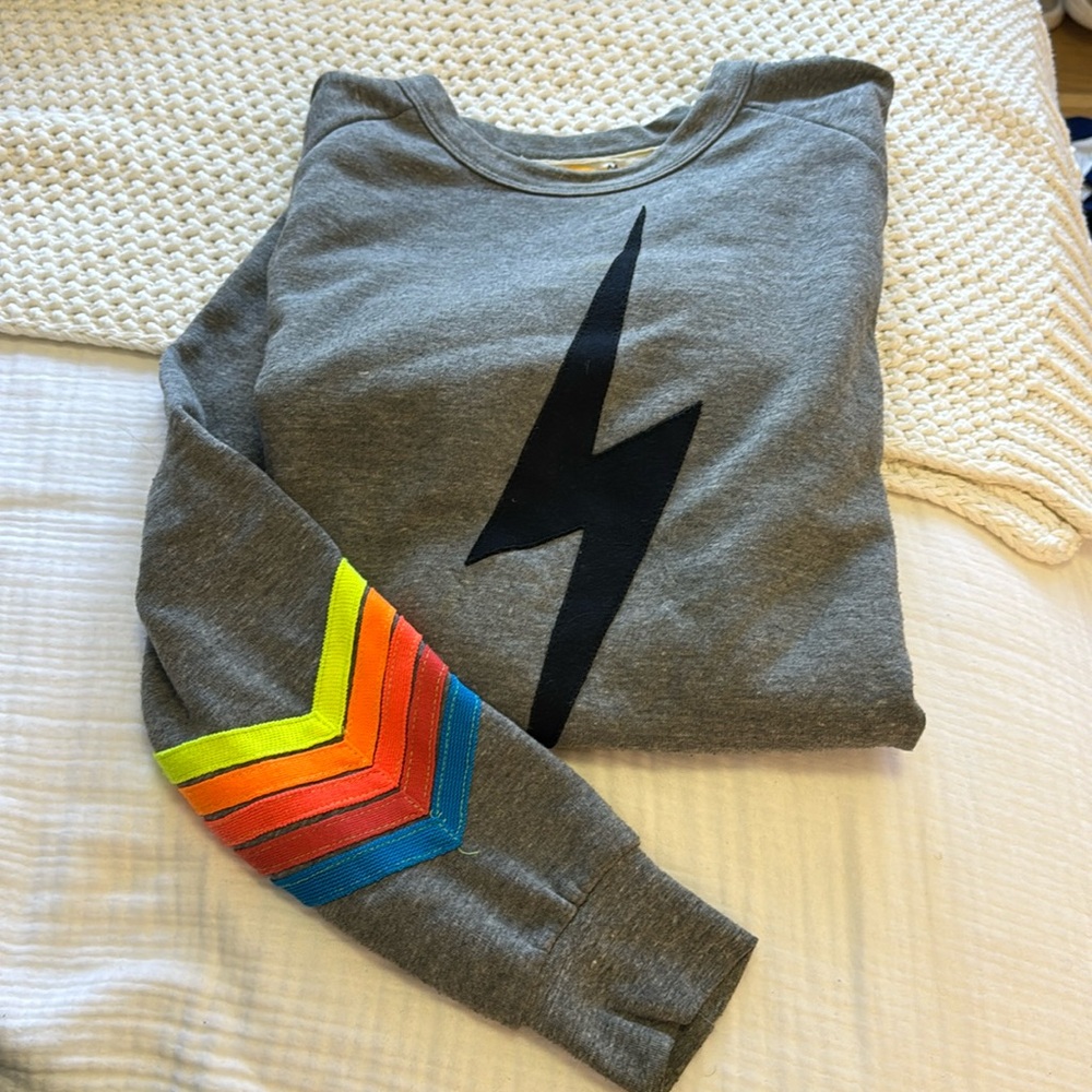 Aviator nation lightning bolt sweatshirt